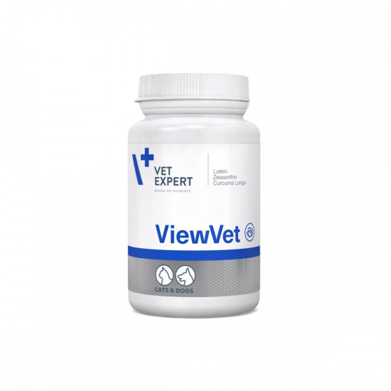 Viewvet Vet Expert – Supliment pentru Sănătatea Oculară la Câini și Pisici, 45 Capsule Twist-Off